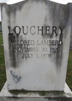 Mildred Belle <I>Lamberd</I> Louchery 