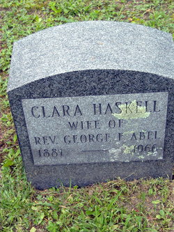 Clara May <I>Haskell</I> Abel 
