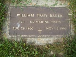 Pvt William Troy Baker 