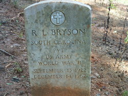 Pvt R. L. Bryson 