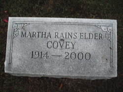 Martha Evelyn <I>Rains</I> Elder Covey 