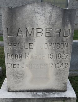 Belle <I>Johnson</I> Lamberd 