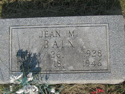 Jean M Bain 
