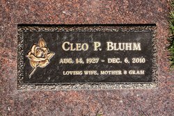 Cleo Patricia <I>Talkington</I> Bluhm 
