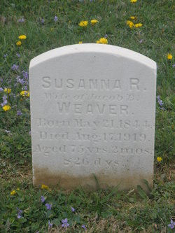 Susanna Rupp <I>Acker</I> Weaver 