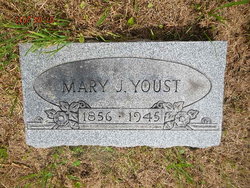 Mary Jane “Mollie” <I>Newbrough</I> Youst 