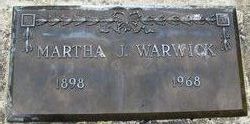 Martha Jane <I>Hinshaw</I> Warwick 