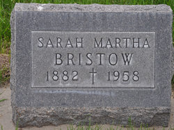 Sarah Martha “Martha” <I>Mahaney</I> Bristow 