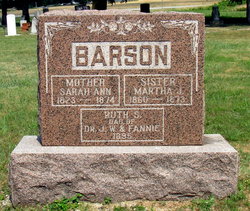 Martha Jane Barson 