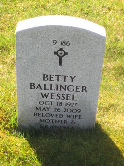 Betty N <I>Ballinger</I> Wessel 