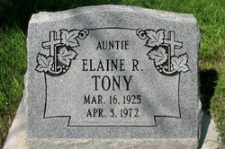 Elaine Ruby <I>Rooks</I> Tony 