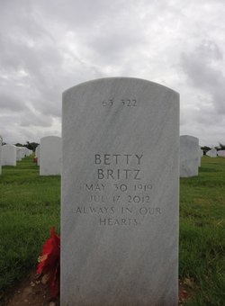 Betty <I>Eager</I> Britz 