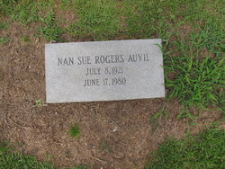 Nan Sue <I>Rogers</I> Auvil 