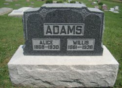 Alice C. <I>Dotson</I> Adams 