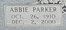 Abbie M. <I>Parker</I> Luckey 
