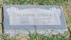 Bertha <I>Farga</I> Baker 