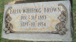 Lalia <I>Whiting</I> Brown 