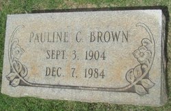 Pauline <I>Carter</I> Brown 