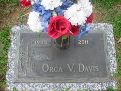 Orga <I>Washington</I> Davis 