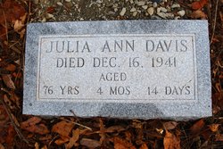 Julia Ann Davis 