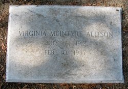 Virginia <I>McIntyre</I> Allison 