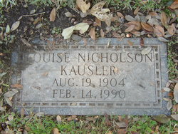 Ethel Louise <I>Nicholson</I> Kausler 