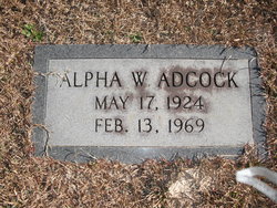Alpha Wheeler Adcock Sr.