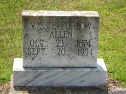 Artimish Elizabeth “Artie Missie” <I>Furlow</I> Allen 