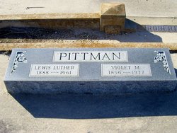 Violet M <I>Sutton</I> Pittman 