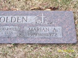 Marian A. <I>Yates</I> Golden 