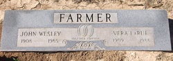 Vera LaRue <I>Bingham</I> Farmer 