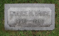 Grayce Marie <I>Cooper</I> Vance 