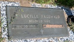 Lucille <I>Horne</I> Freewald 