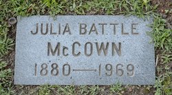 Julia <I>Battle</I> McCown 