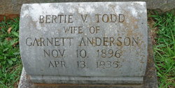 Bertie Vista <I>Todd</I> Anderson 