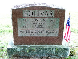 Alice <I>Cowburn</I> Bolivar 