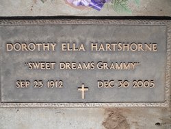 Dorothy Ella <I>Wahl</I> Hartshorne 