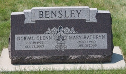 Mary Kathryn <I>Cadwell</I> Bensley 
