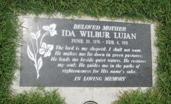 Ida <I>Wilbur</I> Lujan 