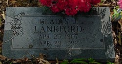 Gladys Josephine <I>Jones</I> Lankford 
