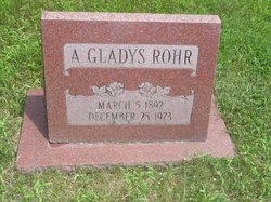 A. Gladys <I>Ricketts</I> Rohr 