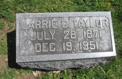Carrie C. <I>McCarty</I> Taylor 