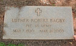 PFC Luther Robert Bagby 