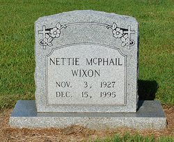 Nettie <I>McPhail</I> Wixon 
