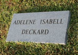 Adelene Isabell Deckard 