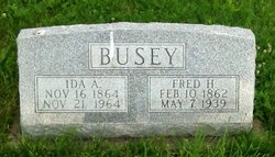 Ida A. <I>Pursell</I> Busey 