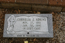 Cornelia J. “Pat” <I>Jordon</I> Adkins 
