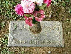 Fannie Jane <I>Crockett</I> McBride 