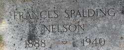 Frances F <I>Spalding</I> Nelson 