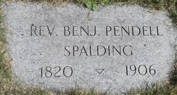 Rev Benjamin Pendell Spalding 